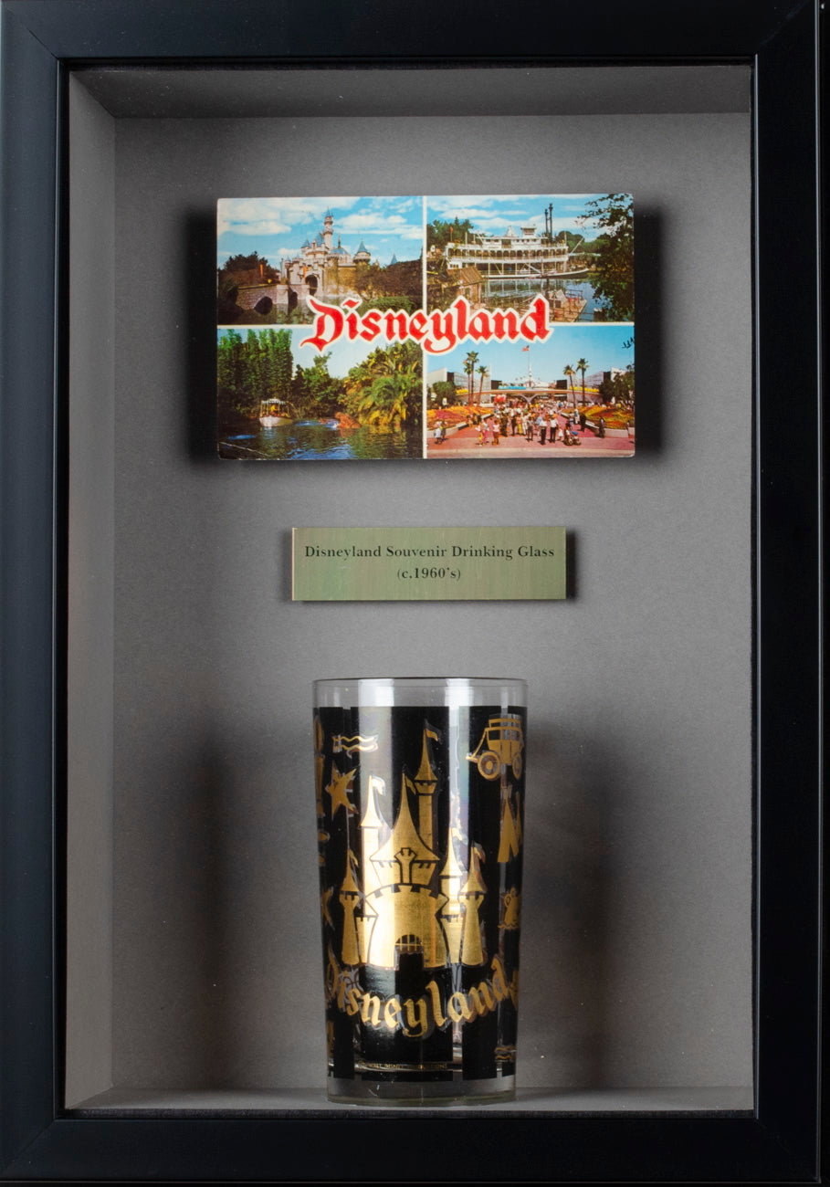 Disneyland Souvenir Drinking Glass c.1960s